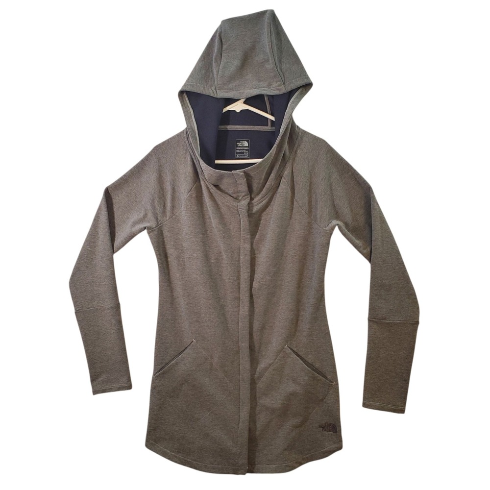 The North Face Women's Wrap-Ture Full Zip Jacket Grey Size M Fleece Activewear